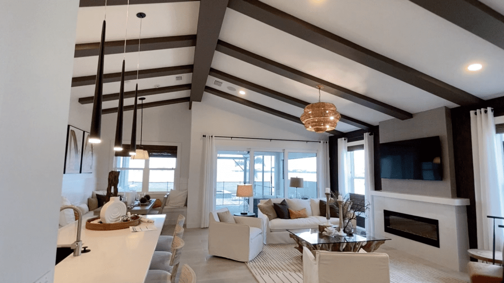 Vaulted Ceiling Cay Model Lakehouse Cove