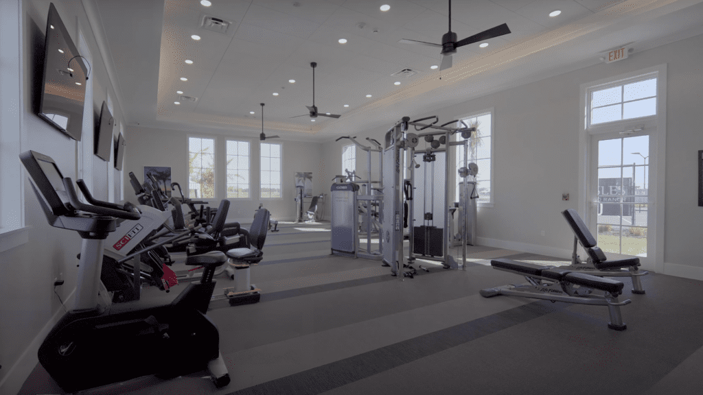 Workout facility in the Isles