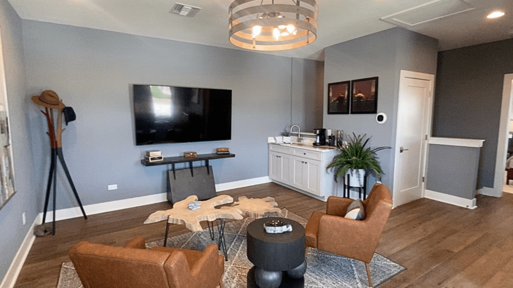 Second Story Family Room in the Biscayne Model