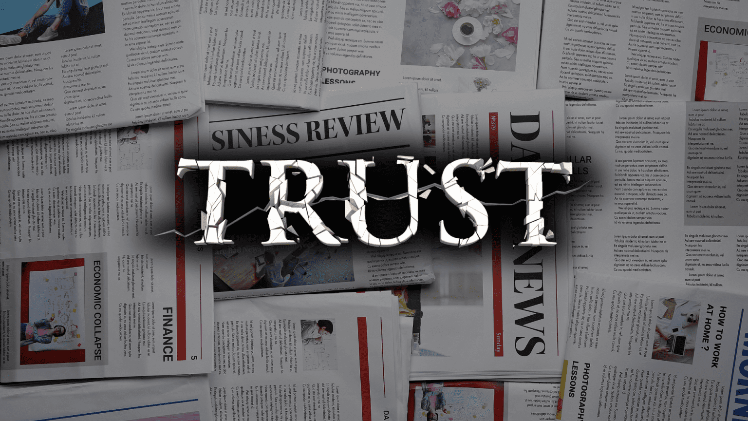 Declining trust in economic news and financial headlines in the US