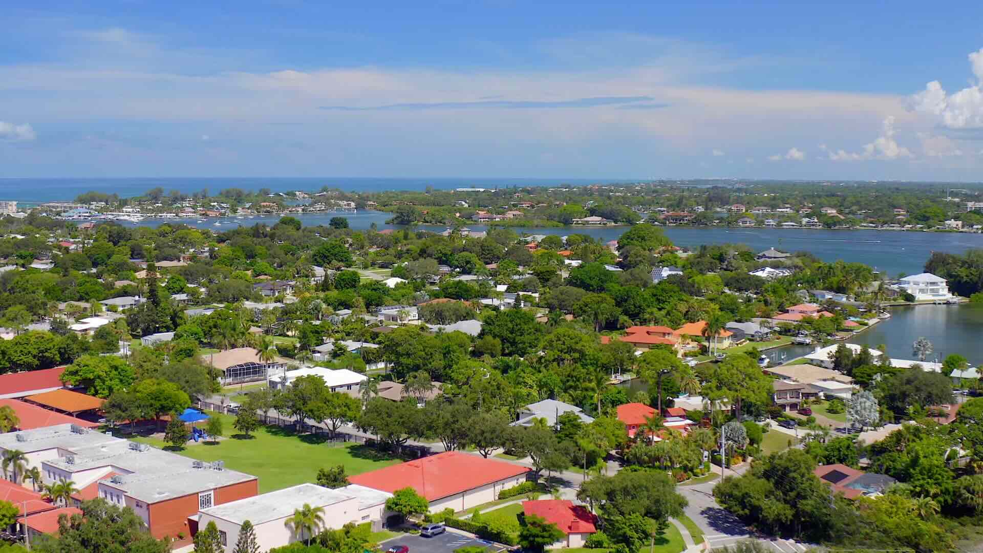 Venice Neighborhood with houses