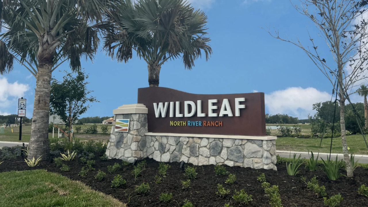 Wildleaf North River Ranch Sign
